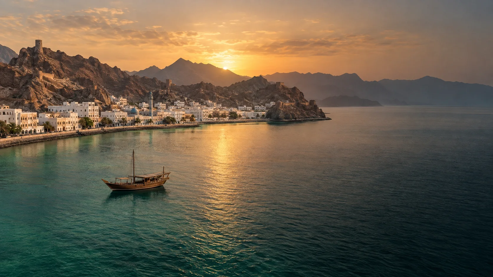 صورة تعبيرية لخليج مطرح في مسقط، سلطنة عُمان