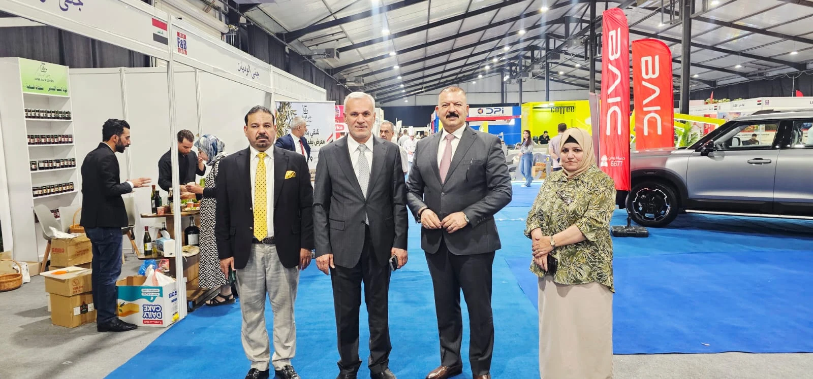 رئيس المجلس في معرض الغذاء والتغليف العراقي العربي